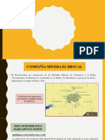 Resumen de operaciones de compañías mineras peruanas