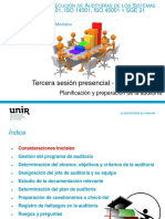 5. Presentación semana 3 SIG 1072 - Tema 4  Planificación y preparación de la auditoría