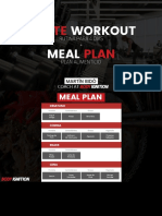 Ignite Plan: Workout Meal
