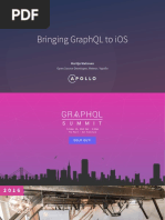 Bringing Graphql To Ios: Open Source Developer, Meteor / Apollo