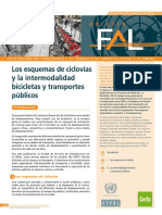 Los Esquemas de Ciclovías y La Intermodalidad PDF
