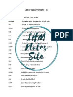 Abbreviation Nutrition