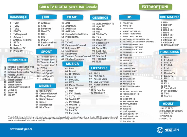 TV Channel Listings and Programs Guide | PDF | Hbos | Media Formats