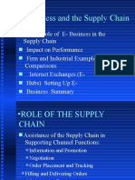 E-Business and The Supply Chain