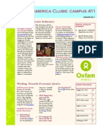 Oxfam Clubs Enews, Jan 2011 Issue