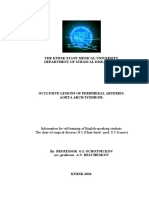30.Occlusive lesions of peripheral arteries. aorta arch syndrome.