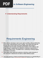 Introduction To Software Engineering: Understanding Requirements