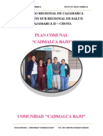 Plan Plan Cadmalca Bajo