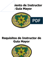 00 Requistos de Instructor de Gua Mayor