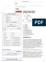 Conical Frustum Calculator