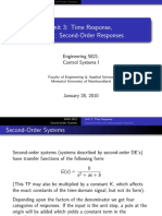 Second-Order System Characteristics