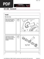 001-008 Camshaft: Install