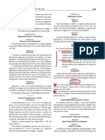 Decreto Presidencial N.º 154-16, de 05 de Agosto - Multas Por Contravenções