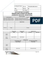 Pekerjaan Struktur Balok PDF