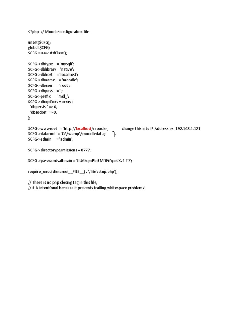 Configuration of Localhost Into Ip | PDF