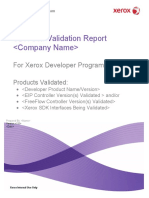 SDK Self Validation Report v6