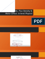 Magnetic Fields, Flux Density & Motor Effect.pptx