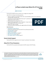 Altera Phase-Locked Loop (Altera PLL) IP Core User Guide: Device Family Support