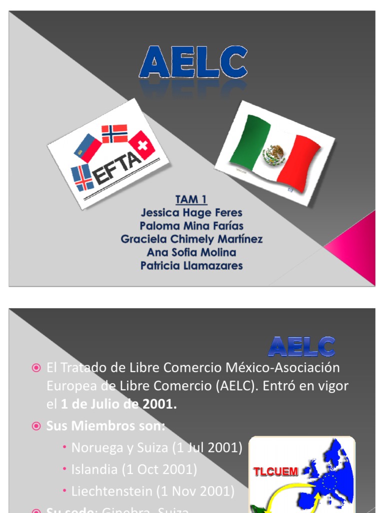 EFTA (AECL) Asociación Europea de Libre Comercio