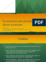 Ross-Economists and Phobia About Scientism