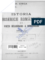 Istoria Bisericii Romanesti. 1 PDF