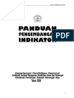 Panduan Pengembangan Indikator