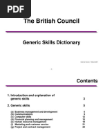 British Council Generic Skills