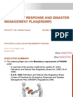 Emergency Response and Disaster Management Plan (Erdmp)