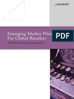 Emerging Market Priorities For Global Retailers: The 2005 Global Retail Development Index
