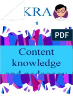 Content Knowledge and Pedagogy