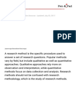How To Critique A Research Methodology - Pen and The Pad
