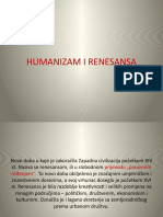 Humanizam I Renesansa