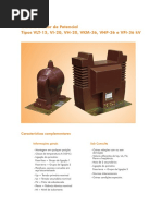 Transformador de Potencial Tipos VLT-15, VI-20, VH-20, VKM-36, VHP-36 e VFI-36 kV (PT)