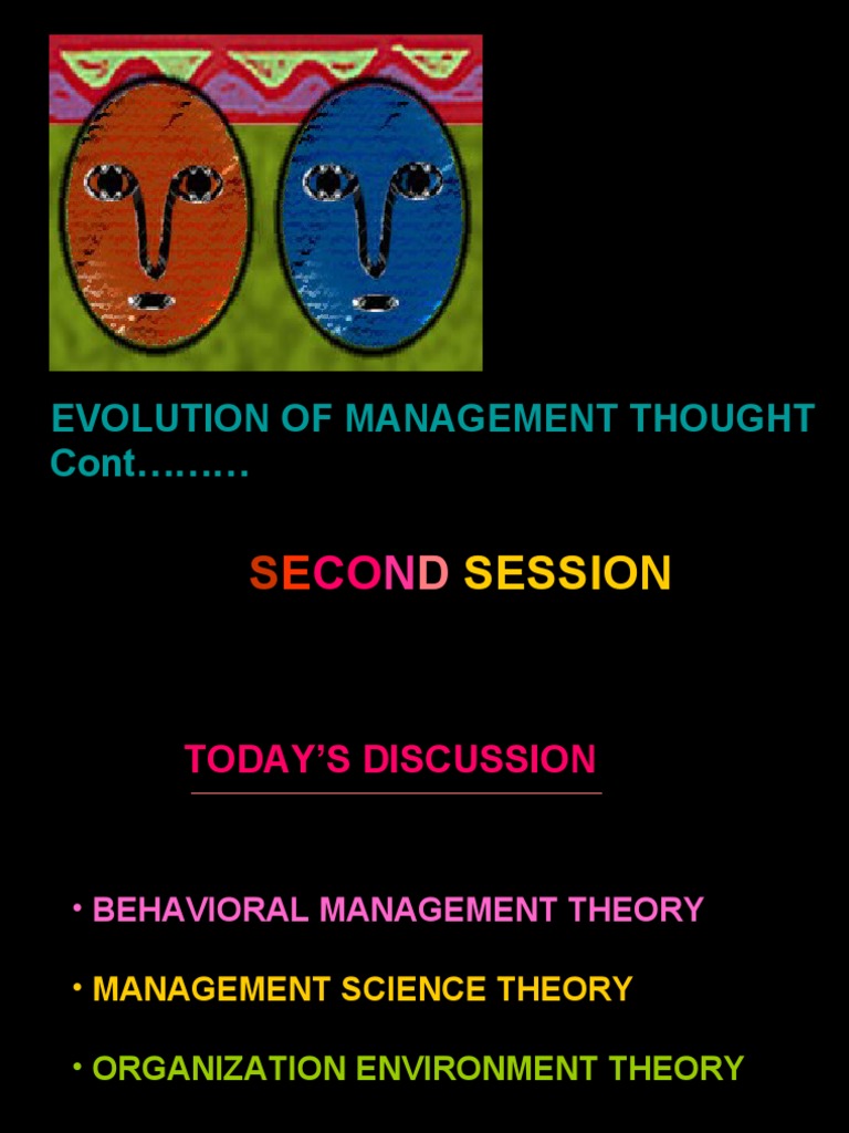 4-Evolution of MGT Thought | PDF | Psychology | Behavioural Sciences