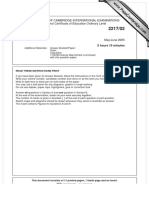 Geography: University of Cambridge International Examinations General Certificate of Education Ordinary Level