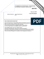 Geography: University of Cambridge International Examinations General Certificate of Education Ordinary Level