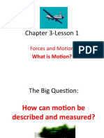 Chapter 3-Lesson 1: Forces and Motion