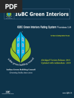 IGBC Green Interiors Ratings System Sep 2019