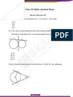 CBSE Class 10 Maths Question Paper