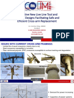 Innovative New Live Line Tool and Framing Designs Facilitating Safe and Efficient Cross-Arm Replacement