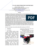 Jurnal Perancangan Ulang Mesin Perontok PDF