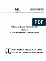 Manual Pekerjaan Lapis Pondasi Jalan Buku 6 Lapis Pondasi Tanah Semen Departemen Pekerjaan Umum Direktorat Jenderal Bina Marga