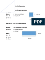 Calculo De Área De Un Cuadrado