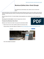 Tutorial Dasar Cara Membuat Daftar Akun Gmail Google Mail Merged PDF