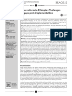 Public Service Reform in Ethiopia Challenges and G PDF