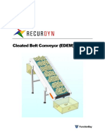 Cleated Belt Conveyor (EDEM)