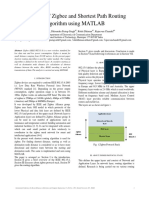 Overview of Zigbee and Shortest Path Routing Algorithm Using MATLAB