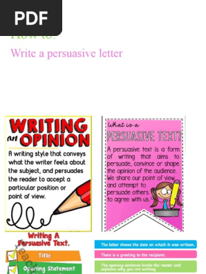 Persuasive Writing