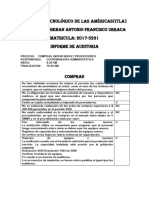 Informe de Auditoria