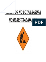 Por Favor No Botar Basura